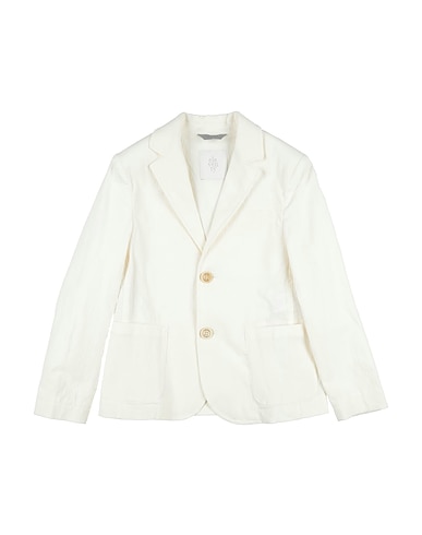 ELEVENTY Jackett BIANCO 99% Baumwolle, 1% Elastan