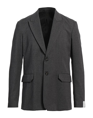 PAOLO PECORA Blazer Grey 64% Polyester, 34% Viscose, 2% Elastane