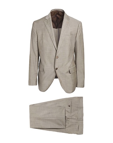 LUBIAM Suits Grey 100% Virgin Wool