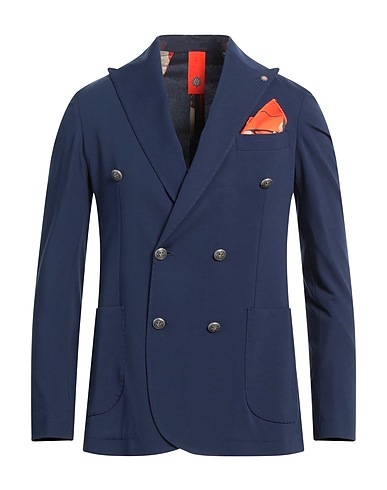 BHARNABA Blazer Blu navy 55% Viscosa, 40% Poliammide, 5% Elastan