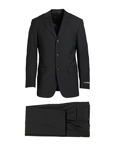 REPORTER Suits Charcoal 100% Super 100s Wool