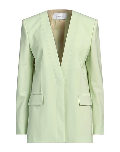 LARDINI Blazer Light green 96% Wool, 4% Elastane