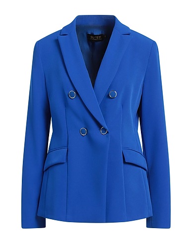SUITE51 Blazer Bright blue 89% Polyester, 11% Elastane