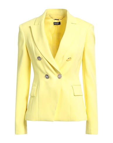 LIU •JO Blazer Yellow 67% Viscose, 29% Polyester, 4% Elastane