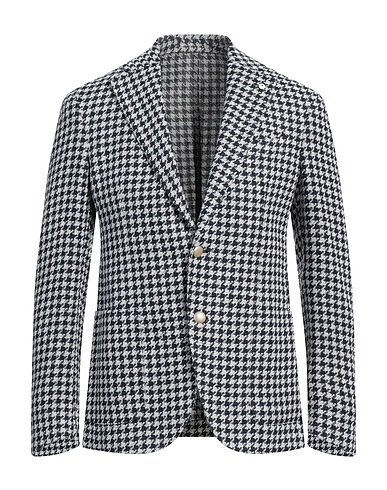 L.B.M. 1911 Blazer Midnight blue 49% Viscose, 19% Linen, 16% Cotton, 16% Polyamide