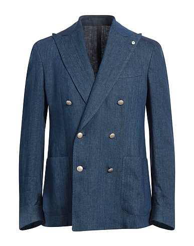 L.B.M. 1911 Blazer Blue 100% Linen