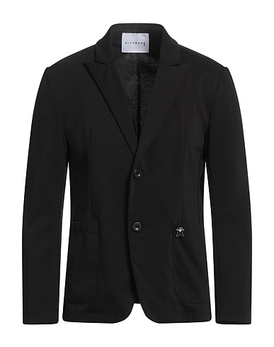 RICHMOND X Blazer Black 55% Cotton, 40% Nylon, 5% Elastane