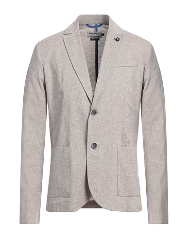FRED MELLO Blazer Taupe 55% Cotton, 45% Linen