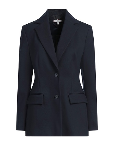 TOMMY HILFIGER Blazer Midnight blue 70% Viscose, 22% Polyamide, 8% Elastane