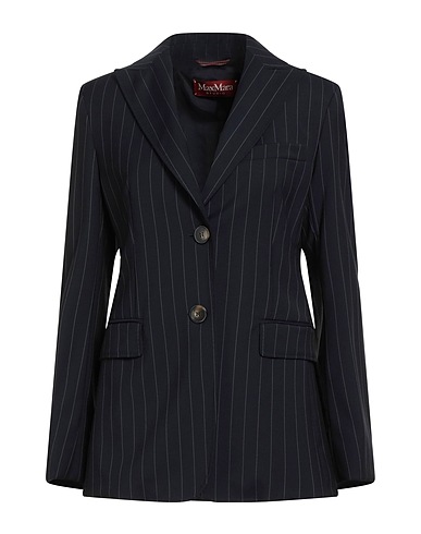 MAX MARA STUDIO Blazer Midnight blue 100% Virgin Wool