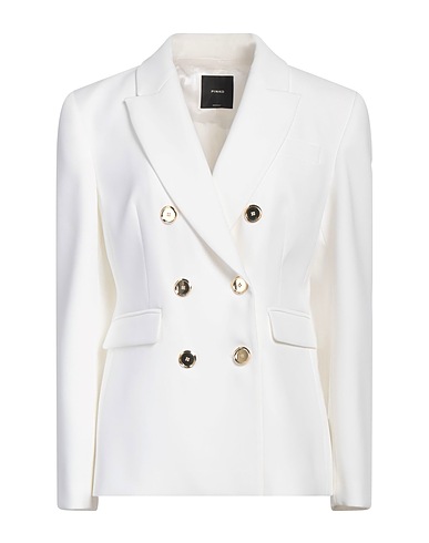 PINKO Blazer White 98% Polyester, 2% Elastane