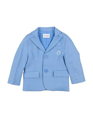 TRUSSARDI JUNIOR Blazer Light blue 100% Linen
