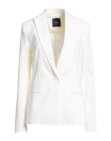 PINKO Giacca Avorio 59% Lino, 38% Viscosa, 3% Elastan