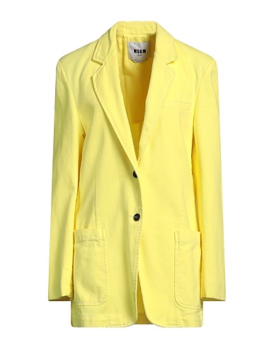 MSGM Blazer Yellow 100% Cotton