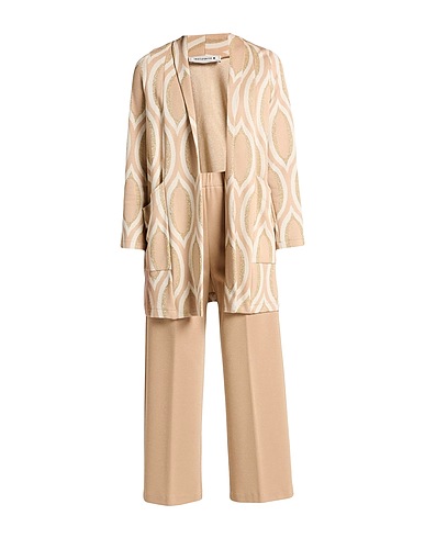 SHIRTAPORTER Tailleur Beige 78% Viscosa, 14% Lurex®, 6% Poliestere, 2% Elastan