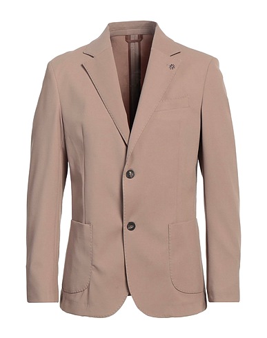 MASSIMO REBECCHI Blazer Light brown 80% Polyester, 13% Viscose, 7% Elastane