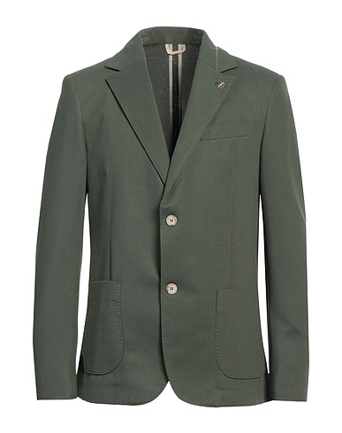 MASSIMO REBECCHI Blazer Green 95% Polyester, 5% Elastane