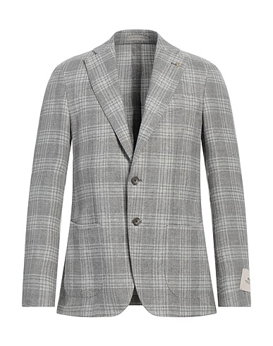 CC COLLECTION CORNELIANI Blazer Grey 58% Virgin Wool, 42% Linen