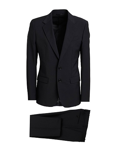 DOLCE&GABBANA Suits NERO 55% Wool, 41% Polyester, 4% Eco Polyester