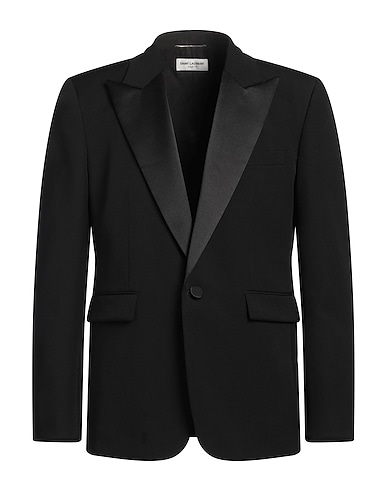 SAINT LAURENT Blazer Black 100% Wool, Polyester
