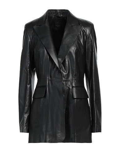 DESA 1972 Jackett Schwarz 100% Leder