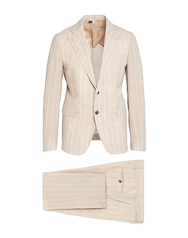 BRIAN DALES Suits Beige 100% Wool