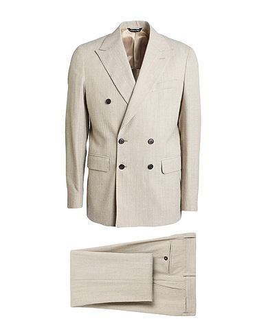 BRIAN DALES Abito Beige 78% Lana, 16% Poliammide, 6% Seta