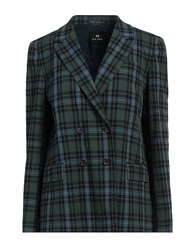 PS PAUL SMITH テーラードジャケット グリーン コットン 99% / ポリウレタン 1%