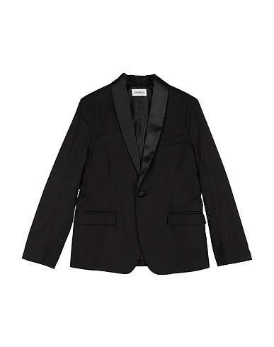 BIKKEMBERGS Jackett Schwarz 70% Polyester, 30% Viskose