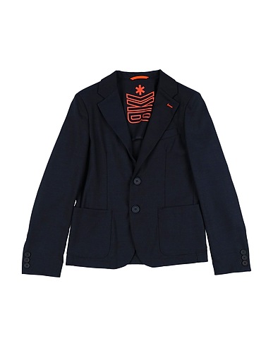 BIKKEMBERGS Blazer Midnight blue 76% Polyester, 22% Viscose, 2% Elastic fibres