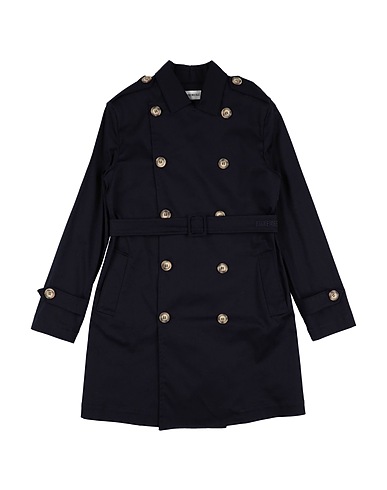 BIKKEMBERGS Double breasted pea coat 97% Cotton, 3% Elastic fibres