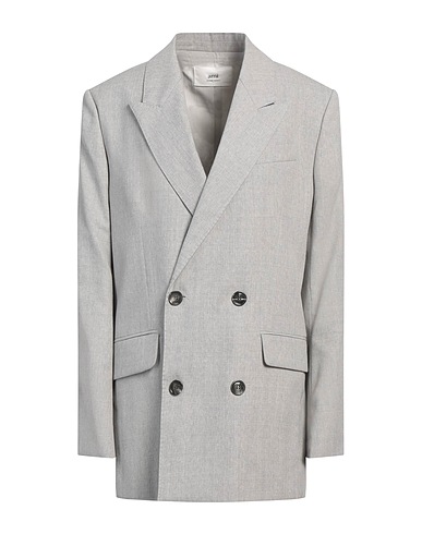 AMI ALEXANDRE MATTIUSSI Blazer Light grey 100% Virgin Wool