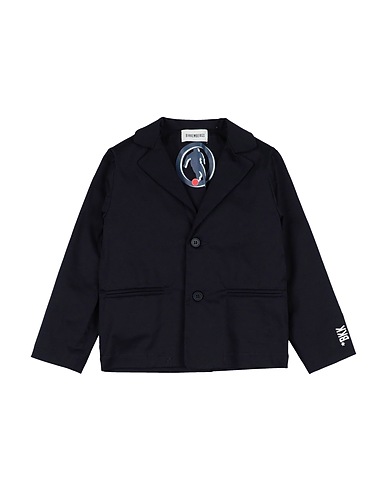 BIKKEMBERGS Blazer Midnight blue 97% Cotton, 3% Elastic fibres