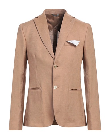 GREY DANIELE ALESSANDRINI Blazer Sand 100% Linen