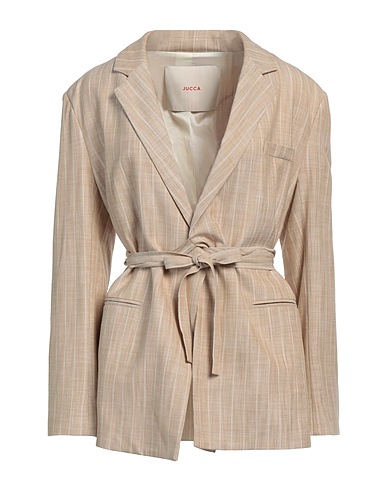 JUCCA Blazer Beige 83% Viscose, 14% Polyester, 3% Elastane