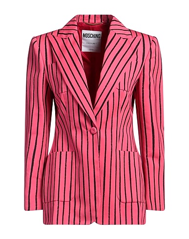 MOSCHINO Blazer Magenta 55% Cotton, 45% Viscose