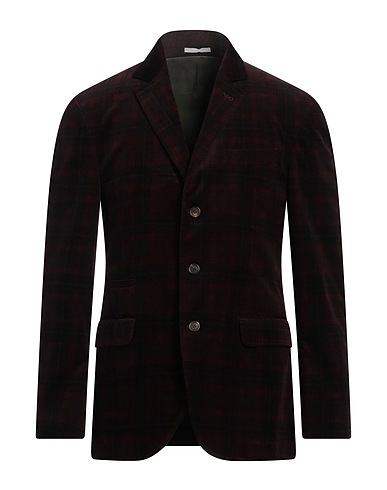 BRUNELLO CUCINELLI テーラードジャケット ボルドー コットン 100%