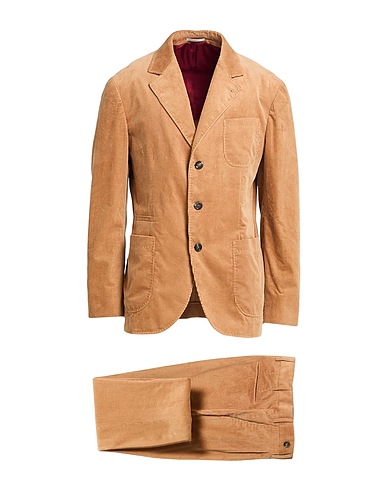 BRUNELLO CUCINELLI Suits Camel 100% Cotton