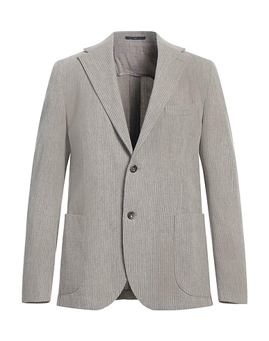 EDUARD DRESSLER Blazer Grey 95% Wool, 3% Cashmere, 2% Elastane