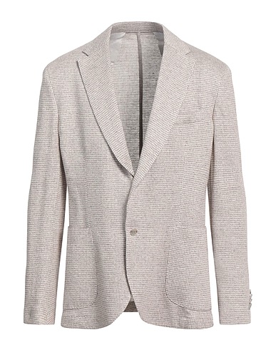 BARBA Napoli Blazer Beige 50% Linen, 50% Cotton