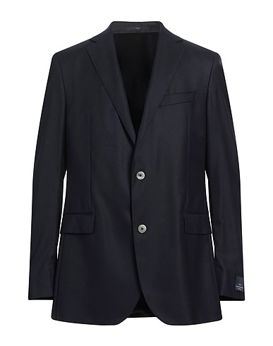 EDUARD DRESSLER Blazer Midnight blue 90% Virgin Wool, 10% Silk