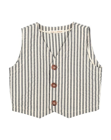 ZHOE & TOBIAH Waistcoat Ivory 98% Cotton, 2% Elastane
