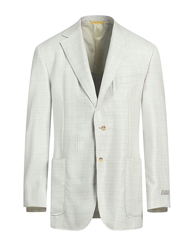 CANALI Blazer Grey 68% Wool, 20% Silk, 12% Linen