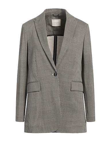 CIRCOLO 1901 Blazer Black 97% Cotton, 3% Elastane