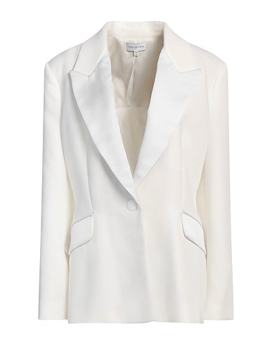 HALSTON Blazer White 100% Polyester