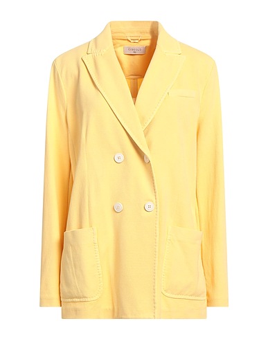 CIRCOLO 1901 Blazer Yellow 97% Cotton, 3% Elastane