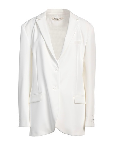 HINNOMINATE Jackett Weiß 89% Polyester, 11% Elastan