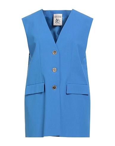 SEMICOUTURE Gilet Azzurro 68% Poliestere, 29% Viscosa, 3% Elastan