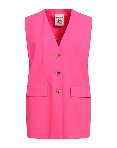 SEMICOUTURE Waistcoat Fuchsia 68% Polyester, 29% Viscose, 3% Elastane