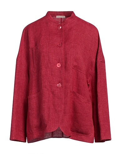 CRISTINA BONFANTI Blazer Brick red 100% Linen